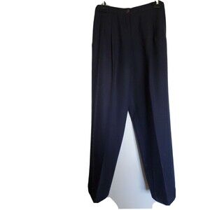 Simone Alexander For Patty Woodard Navy Wool Pants Size 2 Vintage